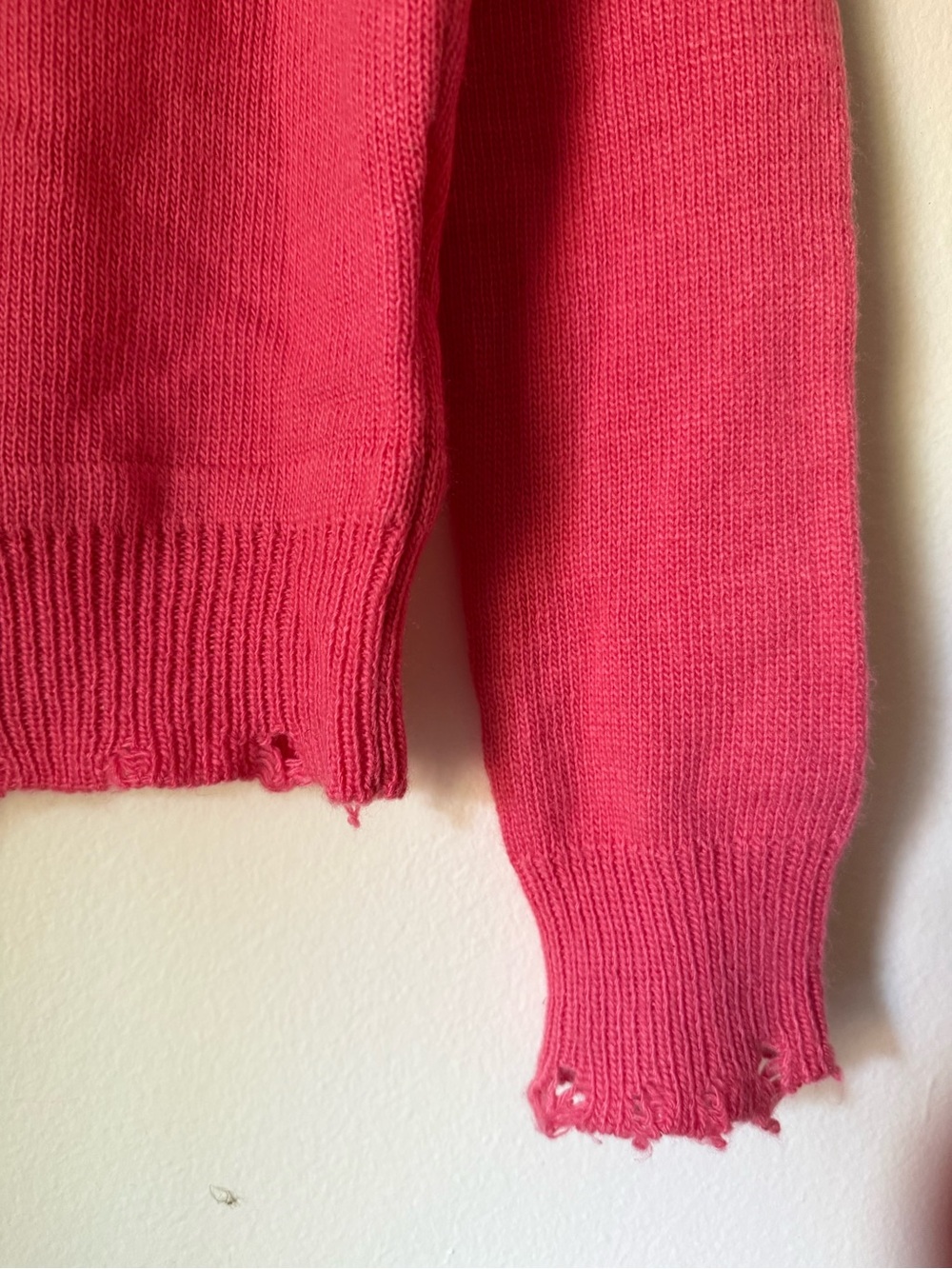 Women's Pink Turtleneck Sweater - Classic Knit - Picture 4 of 7